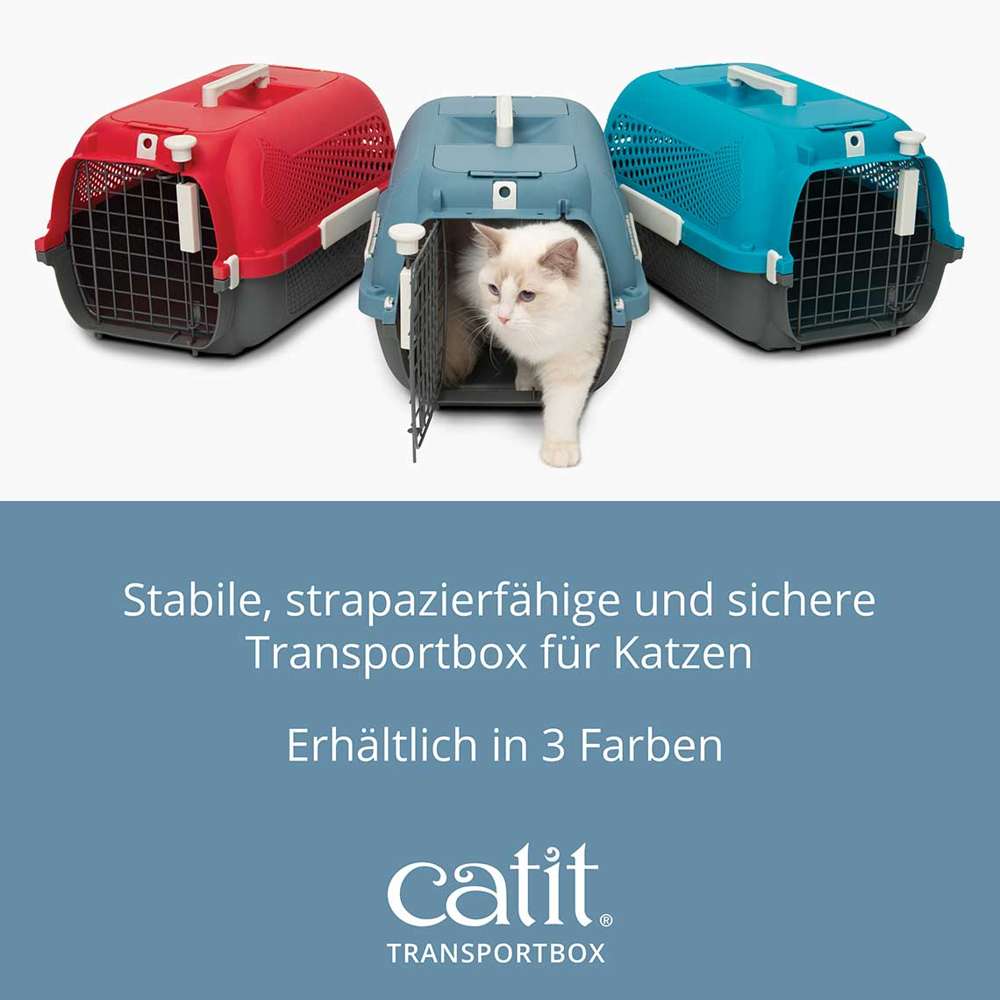 Stabile, strapazierfähige und sichere Transportbox Erhältlich in 3 Farben.