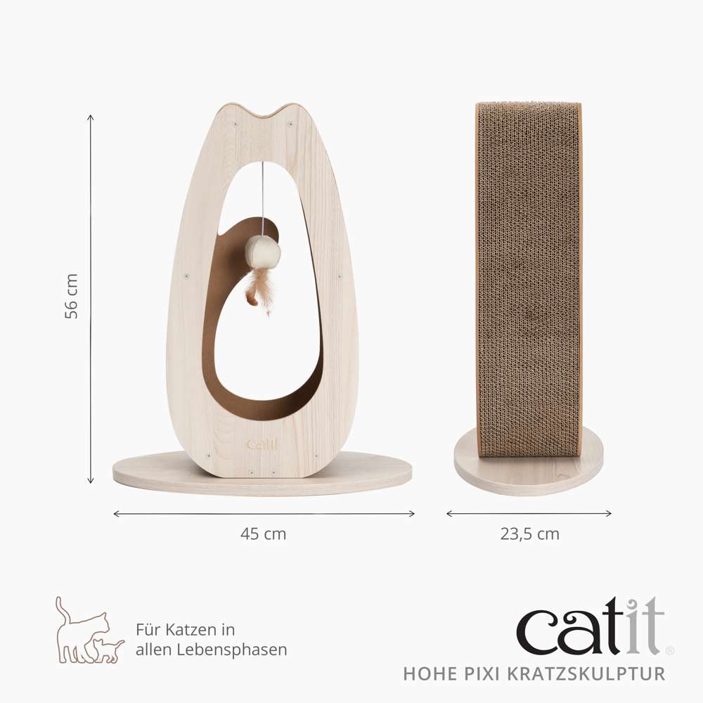 Höhe: 56 cm. Breite: 45 cm. Tiefe: 23,5 cm