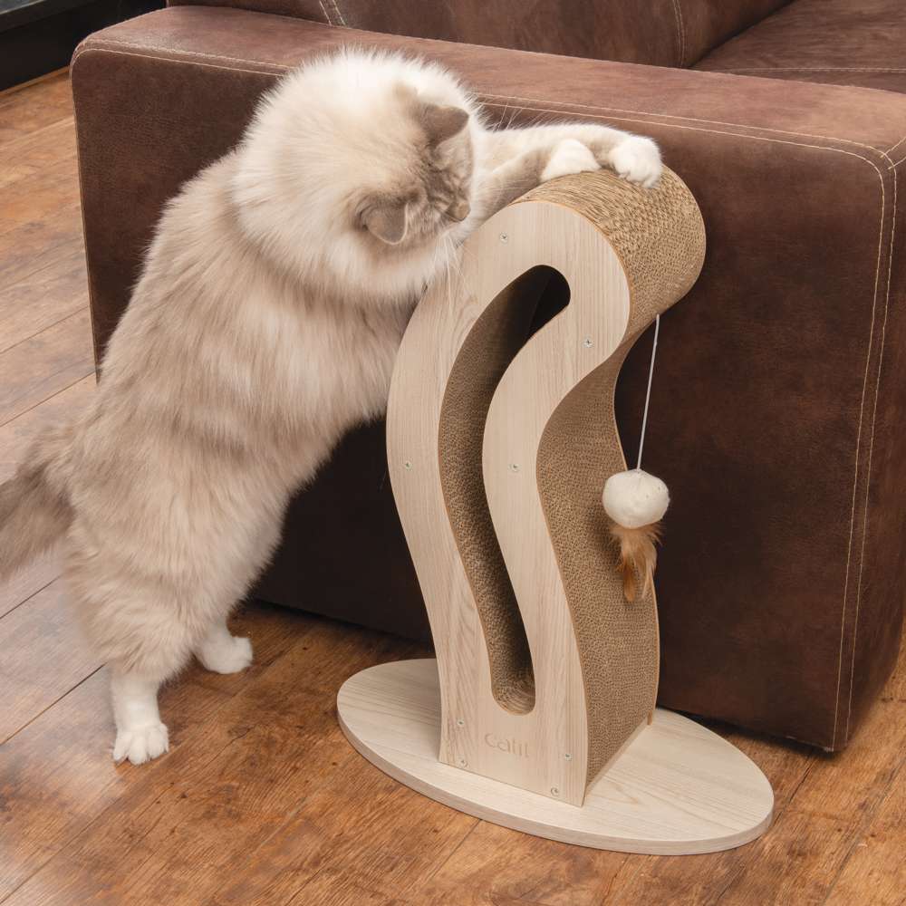 Ersatzpappe für die katzenschwanzförmige Kratzskulptur
