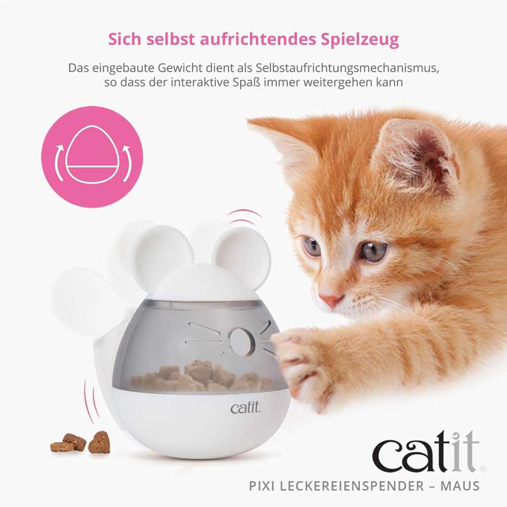 Das eingebaute Gewicht dient als Selbstaufrichtungsmechanismus, so dass der interaktive Spaß immer weitergehen kann.