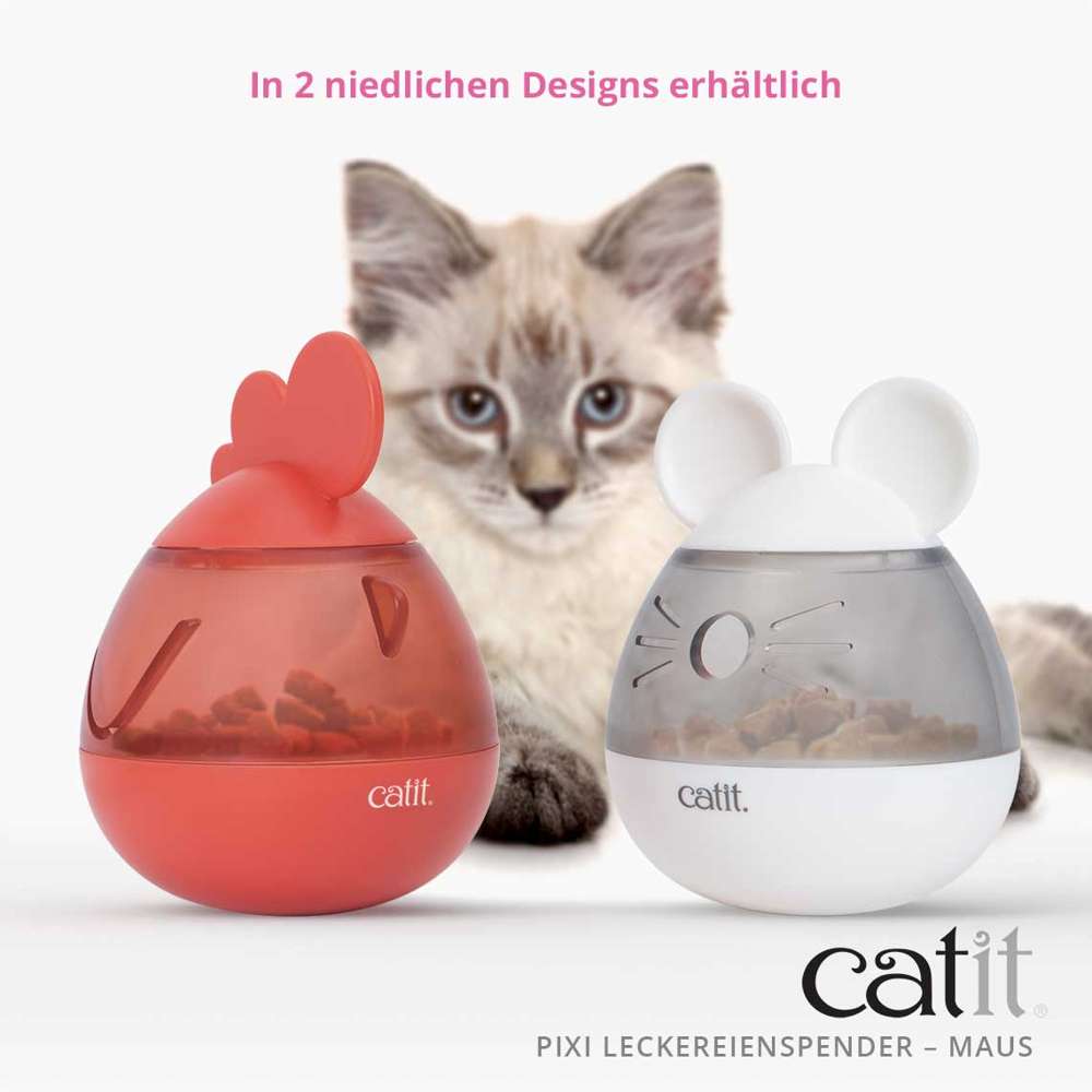 In zwei niedlichen Designs erhältlich: Maus und Hahn.