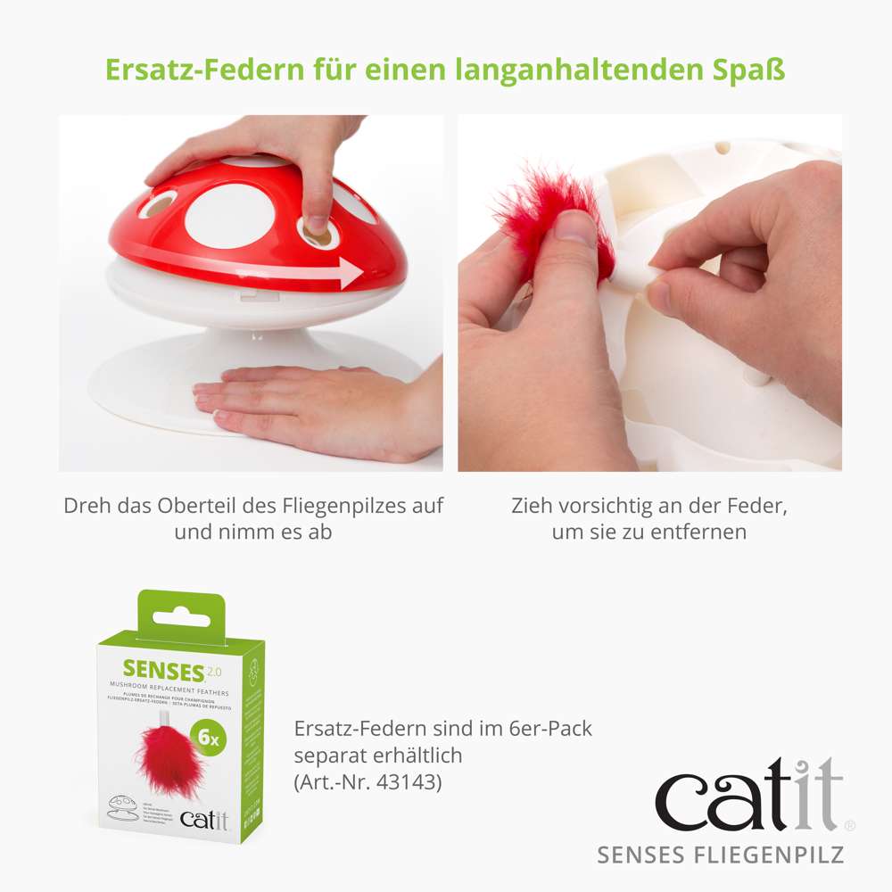 Ersatz-Federn sind separat erhältlich (43143)