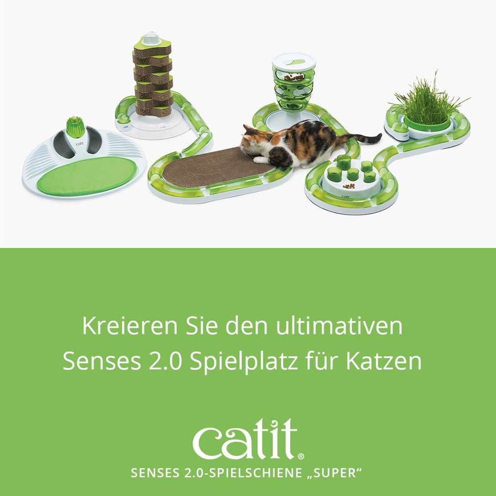 Kreieren Sie den ultimativen Senses 2.0 Spielplatz für Katzen. Catit Senses 2.0 Spielschiene „Super“.