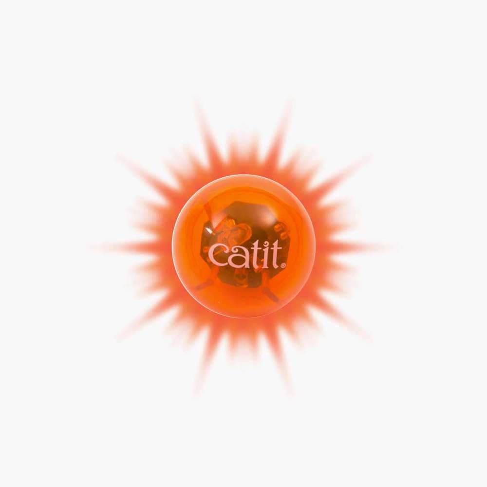 Ein leuchtender "Catit Senses Feuerball"