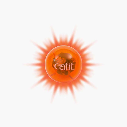 Ein leuchtender "Catit Senses Feuerball"
