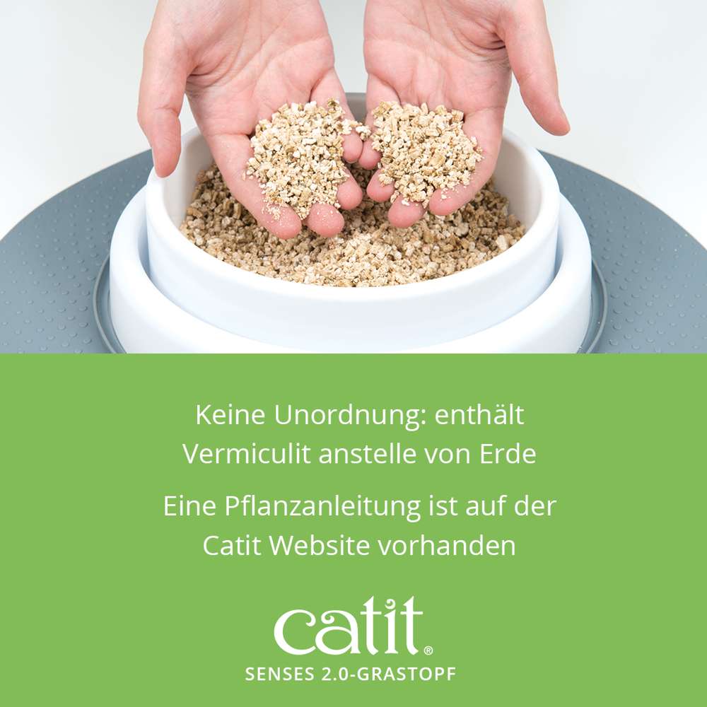 Enthält Vermiculit anstelle von Erde.