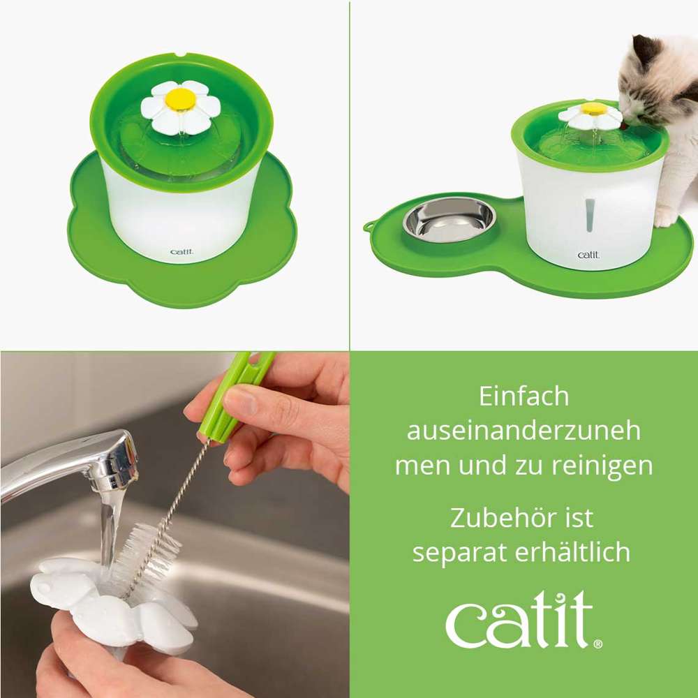 Einfach auseinanderzunehmen und zu reinigen. Zubehör ist separat erhältlich.