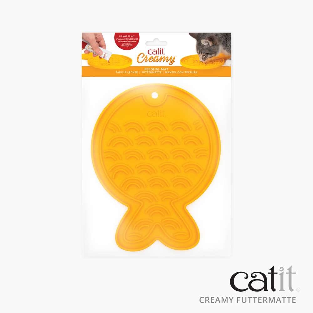 Verpackung der "Catit Creamy Futtermatte".