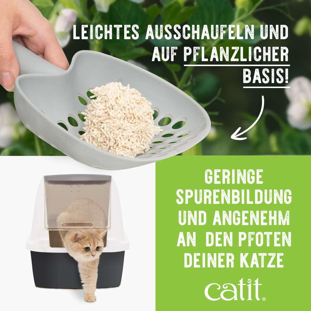 Catit Go Natural! Klumpendes Katzenstreu aus Erbsenhülsen