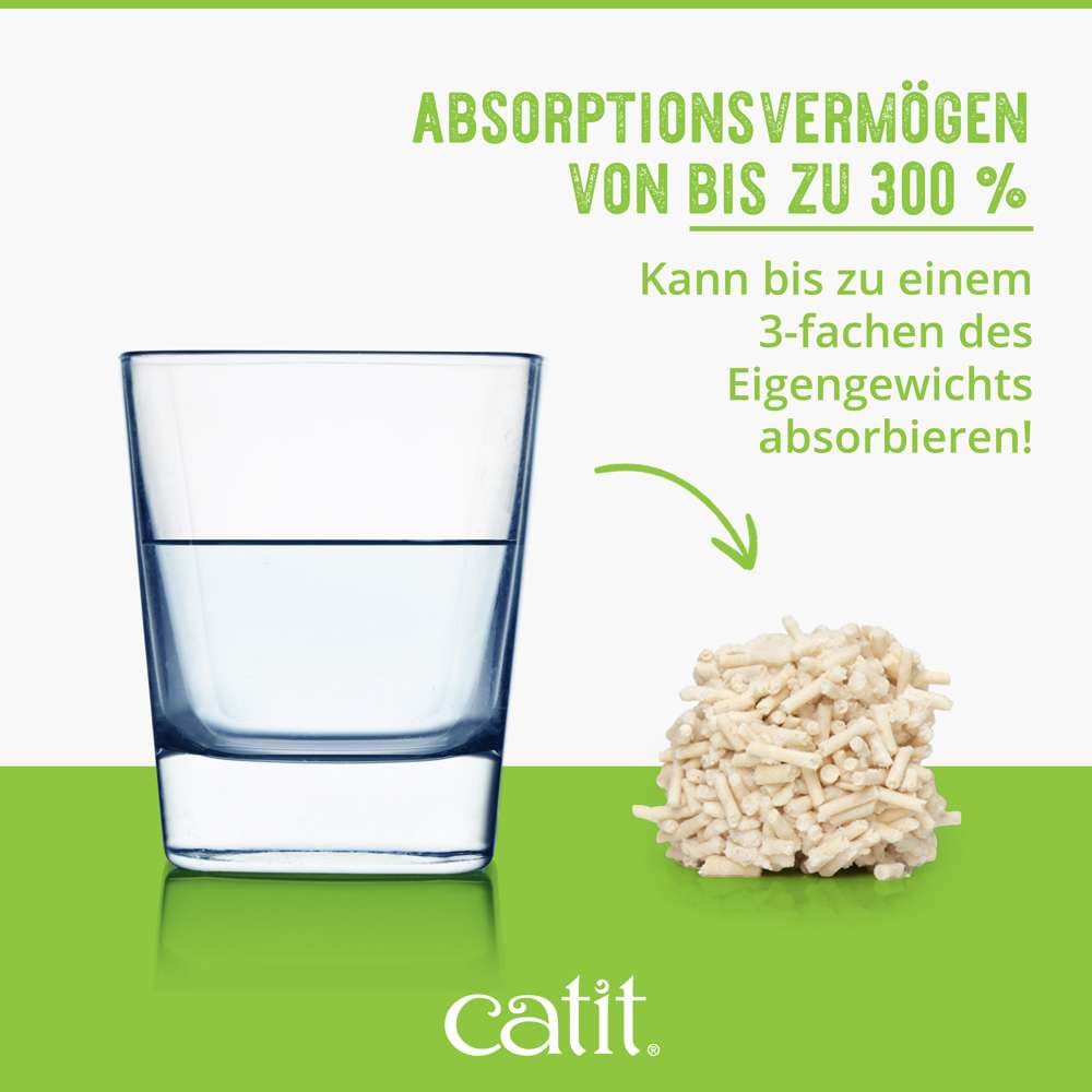 Catit Go Natural! Klumpendes Katzenstreu aus Erbsenhülsen