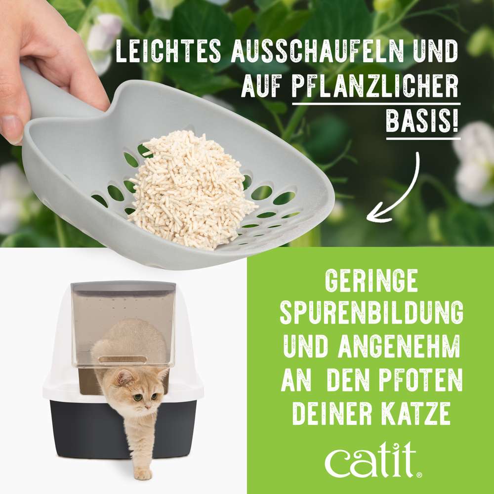 Catit Go Natural! Klumpendes Katzenstreu aus Erbsenhülsen