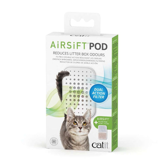 Verpackung des "Catit Airsift Pod"