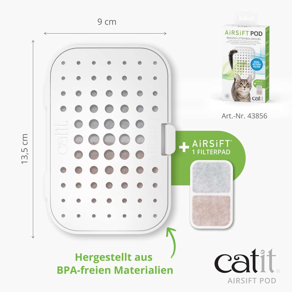 Breite: 9 cm. Höhe: 13,5 cm. Hergestellt aus BPA-freien Materialien.