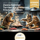 Catit Cuisine Dinner Zweischichtige Terrine aus erlesenen, frischen Zutaten, Katzen kochen in Küche, getreidefrei mit Taurin und Vitaminen.