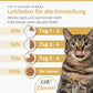 Leitfaden für die Umstellung. Misch nach und nach immer mehr Catit Fillet unter das alte Futter. Tag 1+2: 25 %. Tag 3-4: 50 %. Tag 5-6: 75 %. Ab Tag 7: 100 %