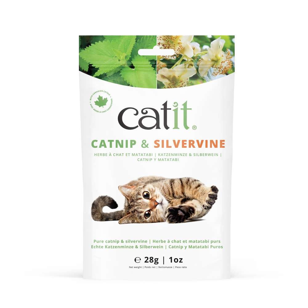 Verpackung des "Catit Mischung aus Katzenminze & Silberwein".