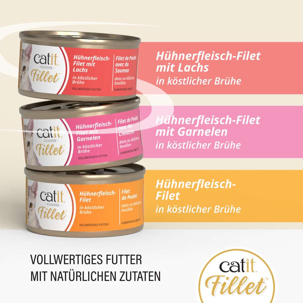 Vollwertiges Futter mit natürlichen Zutaten'.