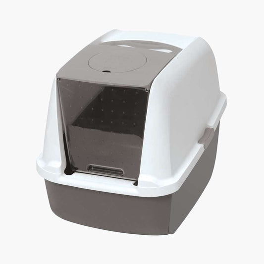 Katzentoilette mit Dach und Airsift-Filtersystem