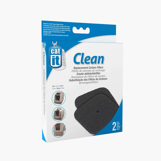 Verpackung vom Aktivkohlefilter für Katzentoiletten, 2er-Set