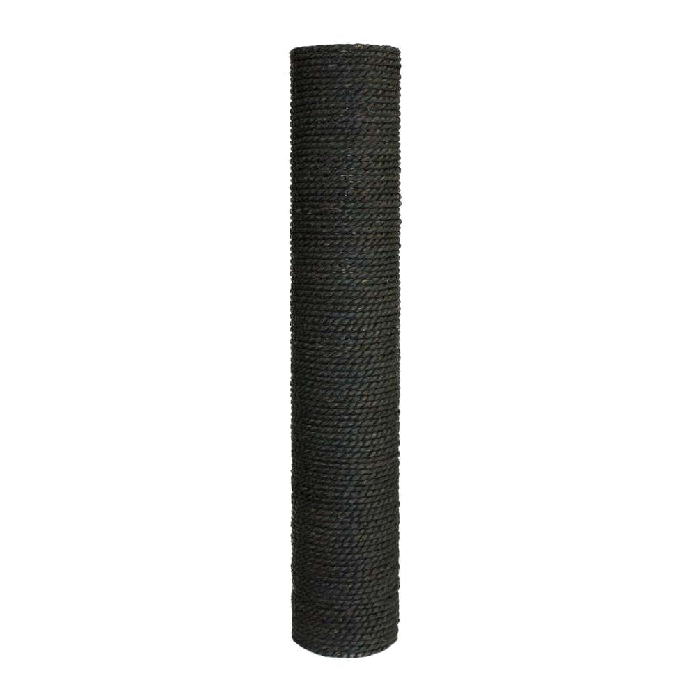 Kratzsäule aus Seegras 8 x 44,5 cm, schwarz