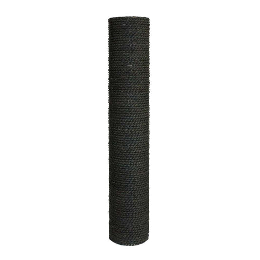 Kratzsäule aus Seegras 8 x 44,5 cm, schwarz