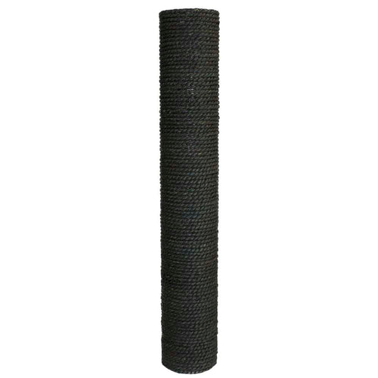 Kratzsäule aus Seegras 8 x 50 cm, schwarz