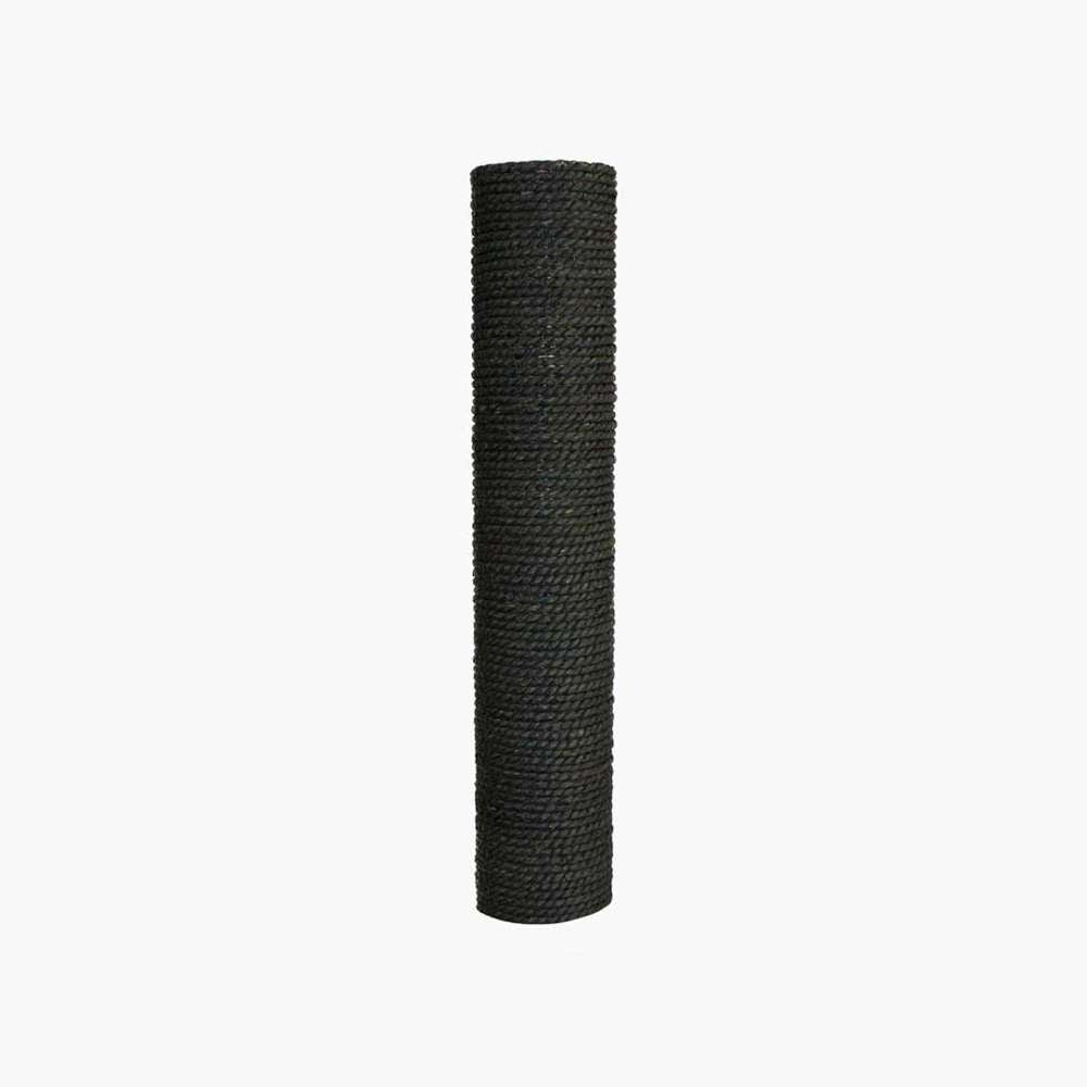 Kratzsäule aus Seegras 8 x 35,5 cm, schwarz