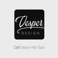 Catit Vesper High Base, Schwarz