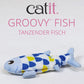 Interaktiver Catit Groovy Fisch mit Katzenminze